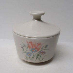 Corning Corelle FRENCH GARDEN 4 Inch Sugar Bowl with Lid, Made In U.S.A.